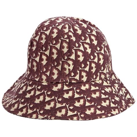 christian dior bucket hat red|vintage christian dior hat.